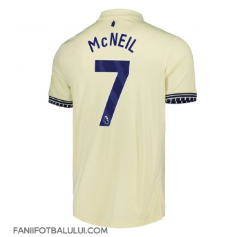 Everton Dwight McNeil #7 Tricou Fotbal Replică 2025-26 Barbati Deplasare